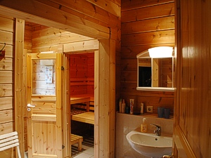 Ferienhaus Waldau, Sauna